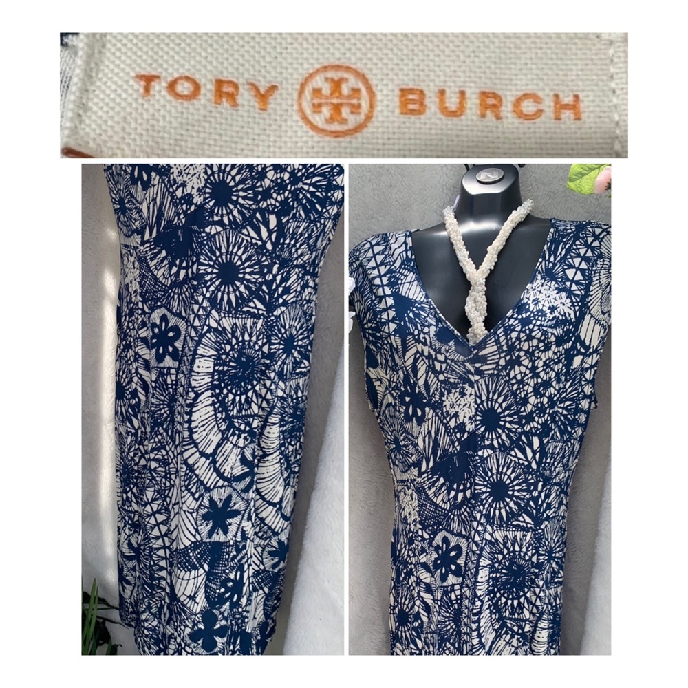 Size 14 TORY BURCH 5 ⭐️ Stylist ✅ list ⭐️ shaping Dress EUC - Picture 8 of 16